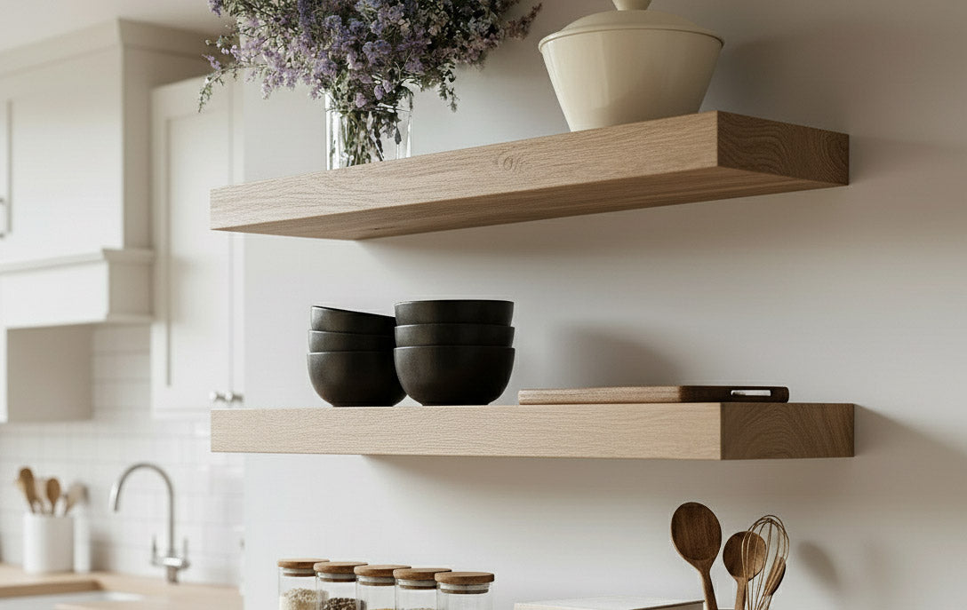Ash shelving