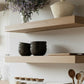 Ash shelving