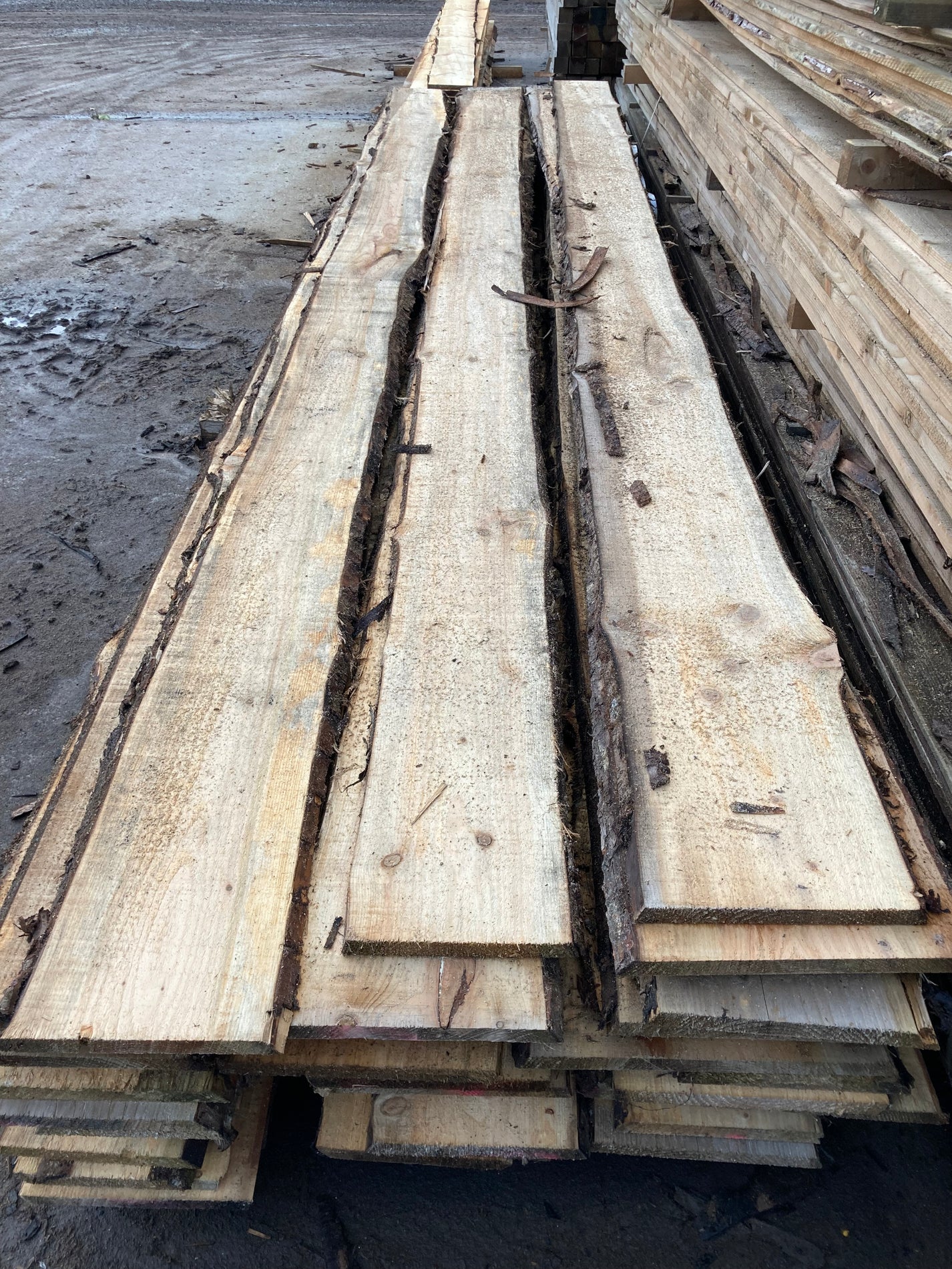 Waney edge cladding board – Cheshire Timber Products