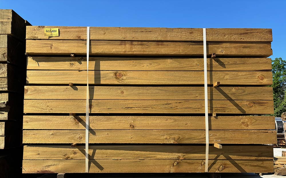 Garden Sleepers for Raised Beds, Steps and Garden Borders