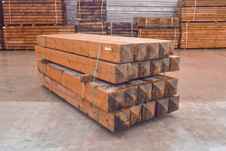 Timber Gate Posts (Treated) | Pointed & Flat Top – Cheshire Timber Products